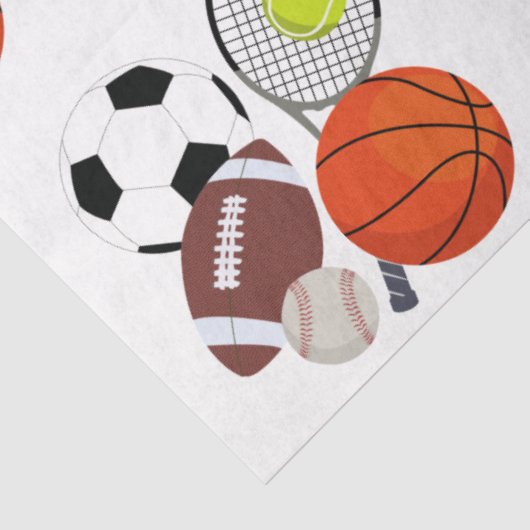 Sports Athletic Balls Tissuepapier (Detail)