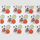 Sports Athletic Balls Tissuepapier (Voorkant)