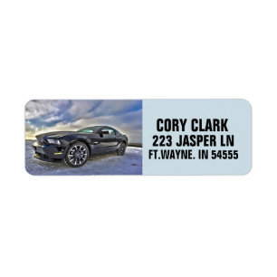 SPORTS AUTO RETURN ADRES ETIKETTERS ETIKET