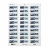 SPORTS AUTO RETURN ADRES ETIKETTERS ETIKET (Full Sheet)