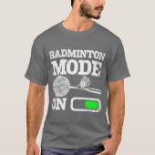 Sports Badminton mode on boy girl T-shirt (Voorkant)