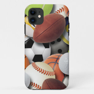 Sports Balls Collage iPhone 11 Hoesje
