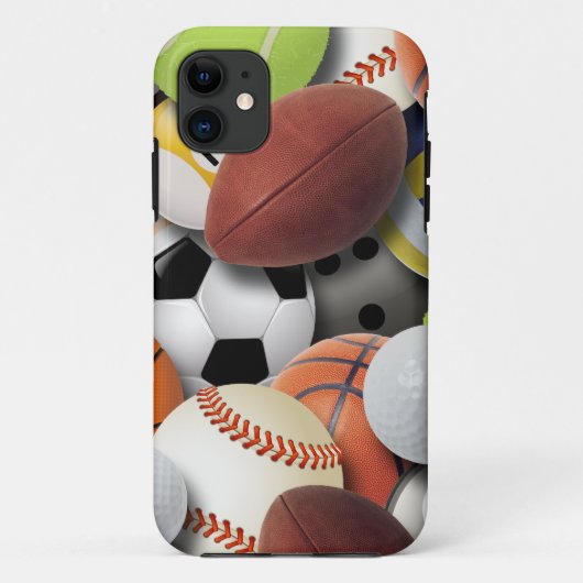 Sports Balls Collage Case-Mate iPhone Case (Achterkant)