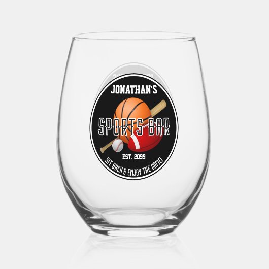 Sports Bar Lounge Drinkware Cocktail Wijnglas Zonder Voet (Voorkant)