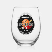 Sports Bar Lounge Drinkware Cocktail Wijnglas Zonder Voet (Achterkant)