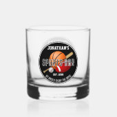 Sports Bar Lounge Drinkware Rocks Whisky Glas (Achterkant)
