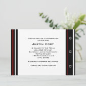 Sports Bar Mitzvah Uitnodiging Miami Basketball (Staand voorkant)