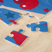 SPORTS Baseball Fan Athlete Pattern Legpuzzel (Zijkant)