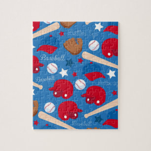 SPORTS Baseball Fan Athlete Pattern Legpuzzel