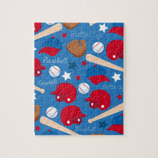 SPORTS Baseball Fan Athlete Pattern Legpuzzel