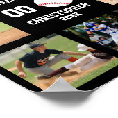 Sports Baseball Kids Photo Collage Poster (Hoek)