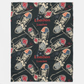 Sports Boots Fashion Pattern  Fleece Deken (Voorkant)