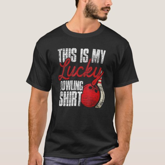 Sports Bowling Team Player Bowler Bowling T-shirt (Voorkant)