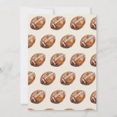 Sports Boy Football Het is een Boy Baby shower Bee Kaart (Achterkant)