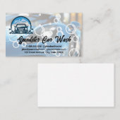 Sports Car | Auto Wash Clean Detailing Visitekaartje (Voorkant / Achterkant)