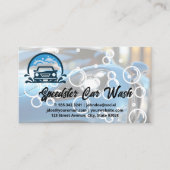 Sports Car | Auto Wash Clean Detailing Visitekaartje (Voorkant)