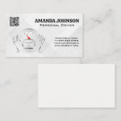 Sports Car | Driver Transport Visitekaartje (Voorkant / Achterkant)