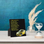 Sports Car Father Poem Plaque Fotoplaat (Insitu)