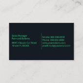 Sports Car Wrap Service Visitekaartje (Achterkant)