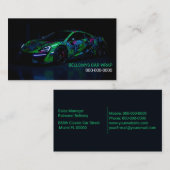 Sports Car Wrap Service Visitekaartje (Voorkant / Achterkant)