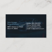 Sports Car Wrap Service Visitekaartje (Achterkant)