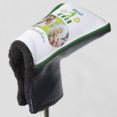 Sports Cute Best Dad ever Photo Happy Vaderdag Golfheadcover (3/4 voorkant)