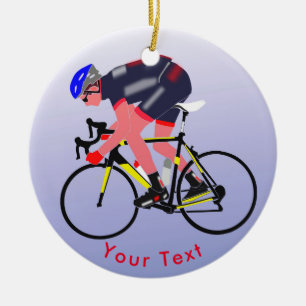 SPORTS Cycling Road Warrior Keramisch Ornament
