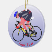 SPORTS Cycling Road Warrior Keramisch Ornament (Links)