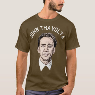 Sports de Nicolas Cage als John Travolta T-shirt