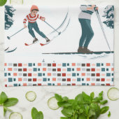 Sports d'Hiver Kitchen Towel Theedoek (Gevouwen)