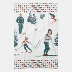 Sports d'Hiver Kitchen Towel Theedoek