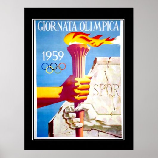 SPORTS fakkel Vintage Poster (Voorkant)