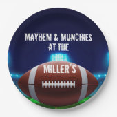 SPORTS Fan Football Stadium Party Papieren Bordje (Voorkant)