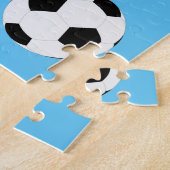 " SPORTS " GEPUBLICEERD MET DE NAAM VAN HET KIND. LEGPUZZEL (Zijkant)