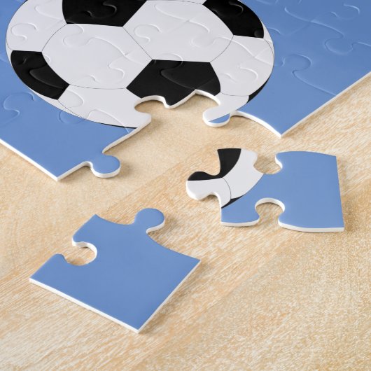 " SPORTS " GEPUBLICEERD MET DE NAAM VAN HET KIND. LEGPUZZEL (Zijkant)