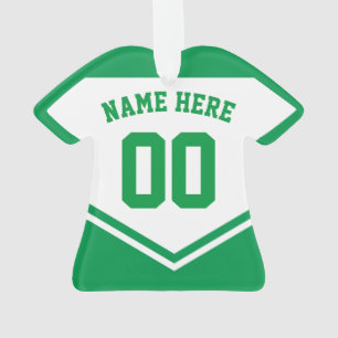 Sports Jersey Shirt Name Number Ornament Sjabloon