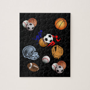 Sports Jigzaag Puzzle Legpuzzel