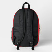 Sports Line Collection -  Bedrukte Rugzak (Achterkant)