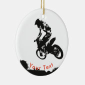 SPORTS Motocross Leap Keramisch Ornament (Rechts)
