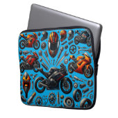 Sports Motorcycles: Speed and Performance Laptop Sleeve (Voorkant Links)