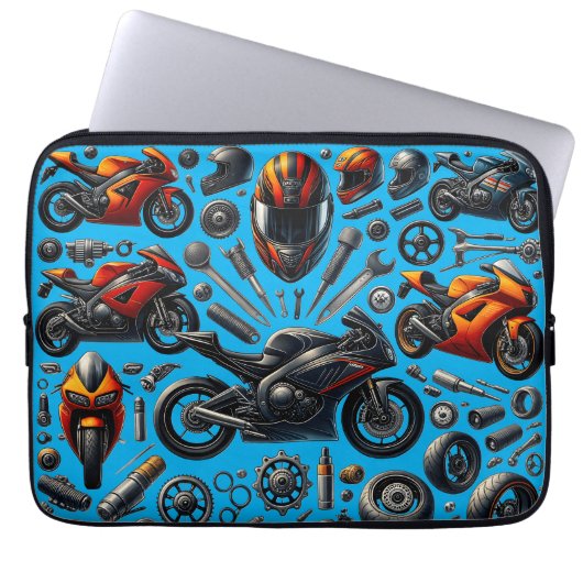 Sports Motorcycles: Speed and Performance Laptop Sleeve (Voorkant)
