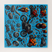 Sports Motorcycles: Speed and Performance Legpuzzel (Horizontaal)