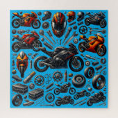 Sports Motorcycles: Speed and Performance Legpuzzel (Verticaal)