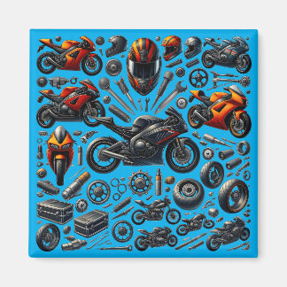 Sports Motorcycles: Speed and Performance Magneet