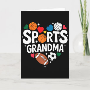Sports Oma Sportieve Kleinkinderen Oma  Kaart