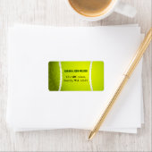 Sports Party Tennis thema adreslabel Etiket (Insitu)