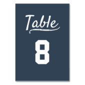 Sports Pub Grill Bar Restaurant Navy blue Kaart (Achterkant)