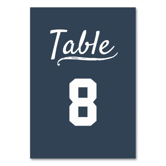 Sports Pub Grill Bar Restaurant Navy blue Kaart (Voorkant)