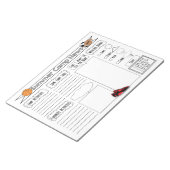 Sports Summer Camp News Notitieblok (Schuin)