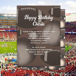 Sports Thaise uitnodigingen van de Birthday Party